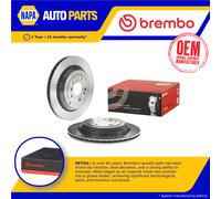 2x Brake Discs Pair Vented Rear 330mm 09.R124.21 Brembo Set 1644230612 Quality