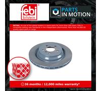 2x Brake Discs Pair Vented Rear 330mm 104854 Febi Set A1664230112 A1664230600