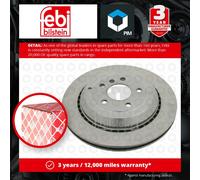 2x Brake Discs Pair Vented Rear 330mm 24748 Febi Set A1644230612 A1644231112 New