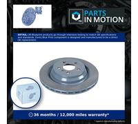 2x Brake Discs Pair Vented Rear 330mm ADU174365 Blue Print Set A1664230112 New
