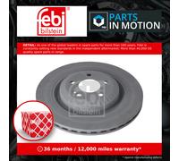 2x Brake Discs Pair Vented Rear 340mm 1003479 Febi Set A2224200572 A2224231300