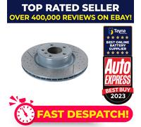 2x Brake Discs Pair Vented Rear 345mm 105722 Febi Set 34206797598 Quality New
