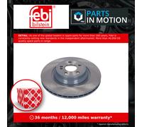 2x Brake Discs Pair Vented Rear 345mm 184660 Febi Set A1674238900 A167423890007