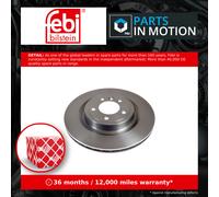 2x Brake Discs Pair Vented Rear 350mm 108581 Febi Set LR033302 LR099036 LR161898