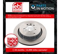 Ferdinand Bilstein Brake Discs 43845 - Vented Rear 350mm Pair for Range Rover Sport L320 5.0 (09-13)