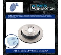 2x Brake Discs Pair Vented Rear 350mm ADJ134306 Blue Print Set SDB000642 Quality