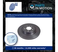 2x Brake Discs Pair Vented Rear 350mm ADJ134348 Blue Print Set LR033302 LR099036