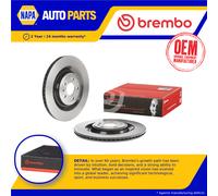 2x Brake Discs Pair Vented Rear 356mm 09.C170.11 Brembo Set 4H0615601F Quality