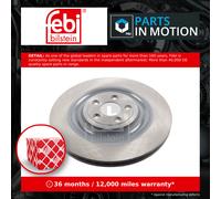 Ferdinand Bilstein Brake Discs 44137 Rear Vented Coated 376mm Pair for Jaguar XK X150 5.0 (09-14)