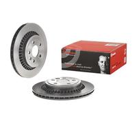 2x Brake Discs Rear Internally Vented Braking Fits Volvo XC60 BREMBO 09.B026.11