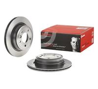 2x Brake Discs Rear Internally Vented For BMW 1 3 Series X1 BREMBO 09.B338.21
