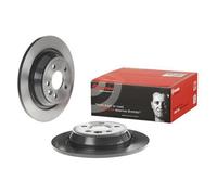 2x Brake Discs Rear Solid Braking System Fits Ford Land Rover BREMBO 08.A540.11