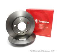 2x Brake Discs Solid Rear 239mm 08.B602.10 Brembo 42510TF0000 42510TG0T00