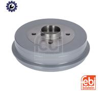 2x BRAKE DRUM 176963 FOR RENAULT K7M 710 1.6L 4cyl LOGAN I