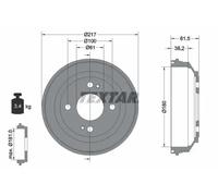 2x New Brake Drum for HONDA ROVER:CRX I,CRX ,CRX II,CRX III,CIVIC I GDB115