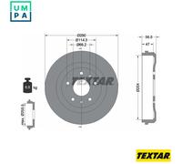 2x BRAKE DRUM 94030900 FOR LAND ROVER FREELANDER/Soft/Top/SUV 18 K4F 1.8L 4cyl