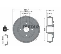 TEXTAR 94033200 Brake Drum for OPEL,VAUXHALL
