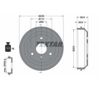 TEXTAR 94035600 Brake drum