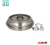 2x BRAKE DRUM C6C014ABE FOR PEUGEOT 207/207+ 208/Hatchback/Van/I CITROEN 1.2L