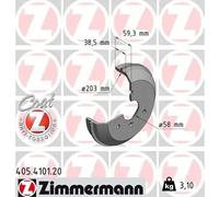 ZIMMERMANN 405.4101.20 Brake drum