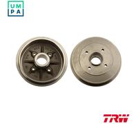 2x BRAKE DRUM DB4220 FOR PEUGEOT 106/II/Van/Hatchback 206/SW LIFAN CITROEN