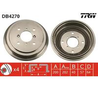 TRW DB4270 Brake drum