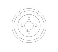 TRW DB4476 Brake drum