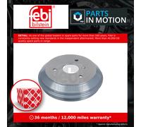 Rear Brake Drum Fits Smart Cabrio model 450 City Coupe Fortwo 451 Febi 44295