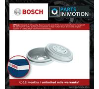 2x Brake Drums (Pair) fits VAUXHALL CORSAVAN E 1.3D Rear 14 to 16 B13DTC Set New