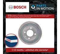 Bosch Brake Drum Assembly Rear fits Seat Arosa 1997-2004 1.0 1.4 1.7