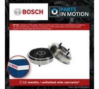 2x Brake Drums (Pair) Rear 0986477099 Bosch Set YS6W1113AA 1000859 1017668 DB174