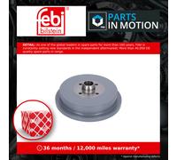 2x Brake Drums (Pair) Rear 14272 Febi Set 357501615 Genuine Quality Guaranteed