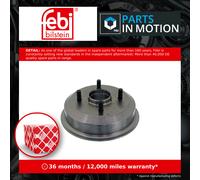2x Brake Drums (Pair) Rear 180.1mm 05670 Febi Set 1499061 6176743 6492327 New
