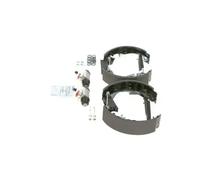 Bosch KS630 Kit Super Pro - Rear drum brake kit - 1 pre-assembled set, 2 wheel brake cylinders, 4 brake shoes