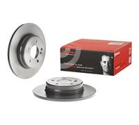 2x BREMBO 08.9175.11 Brake Disc Rear Solid Braking Fits Mercedes-Benz E-Class