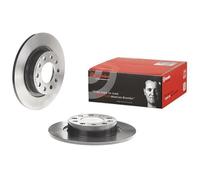 2x BREMBO 08.9460.41 Brake Disc Rear Solid 264mm ∅ Fits Alfa Romeo Giulietta