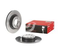2x BREMBO 08.A615.11 Brake Disc Rear Solid With Bolts For Peugeot 508 508 SW