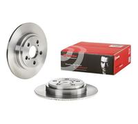 2x BREMBO 08.B493.10 Brake Disc Rear Solid 259mm ∅ Fits Toyota Urban Cruiser