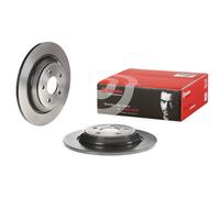 2x BREMBO 08.D575.11 Brake Disc Rear Solid 302mm Outer ∅ For Ford Focus Kuga