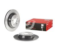 2x BREMBO 08.N257.21 Brake Disc Rear Solid 302mm Outer Diameter Fits Ford Mondeo