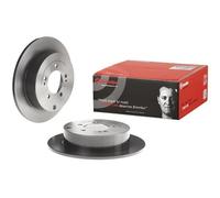2x BREMBO 08A75511 Brake Disc Rear For CITROEN C-Crosser Mitsubishi Peugeot 4007