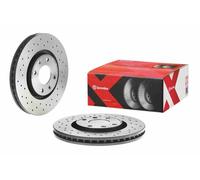 2x BREMBO 09.9619.1X Brake Disc Front Fits Citroen DS Peugeot Toyota Vauxhall