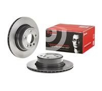 2x BREMBO 09.A541.11 Brake Disc Rear Internally Vented With Bolts For BMW X5