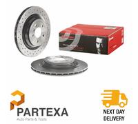 2x BREMBO 09.A959.21 Brake Disc Rear Perforated Vented Fits Mercedes M-Class GLE