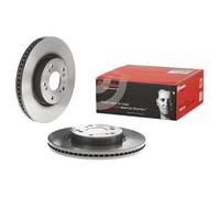 2x BREMBO 09.C313.11 Brake Disc Front Internally Vented Fits Honda Accord Civic