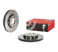 2x BREMBO Brake Disc Front Internally Vented 280mm Outer ∅ Fits Kia Carens