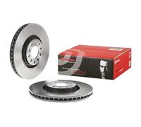 2x BREMBO Brake Disc Front Internally Vented Fits Audi A4 A6 Allroad Seat Exeo