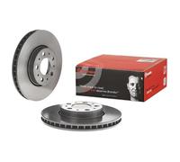 2x BREMBO Brake Disc Front Internally Vented Fits Volvo S60 S70 S80 V70 XC70