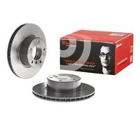2x BREMBO Brake Disc Front Internally Vented With Bolts/Screws Fits BMW 5 Series