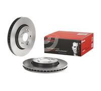 2x BREMBO Brake Disc Front Internally Vented With Bolts/Screws Fits Honda CR-V